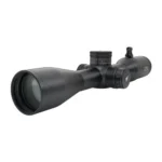 German Precision Optics Centuri rifle scope, black, right-side view with adjustment turrets