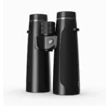 German Precision Optics Passion HD Binocular, black front view with central tripod adaptor