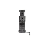 L.E. Wilson Stainless Steel VLD Bullet Seater, upright view with micrometer and hex key