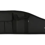 ALLEN TAC SIX ENGAGE CASE black soft case in side view with carry handle and exterior pockets