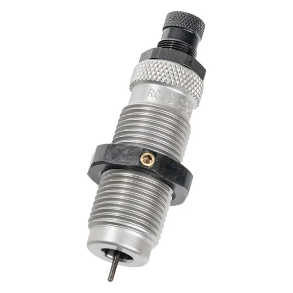 RCBS X-Die Full Length Sizer Die 6.5 Creedmoor silver threaded die with black collar