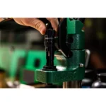 RCBS Matchmaster Competition Seating Die Only .25x47 Lapua, black die held in green press