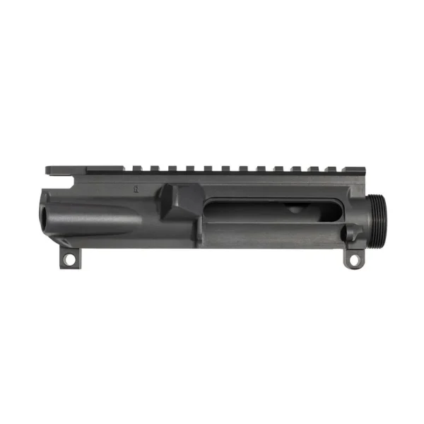 One Horse AR-15 A3 Stripped Upper Receiver Black, left-side view with top rail