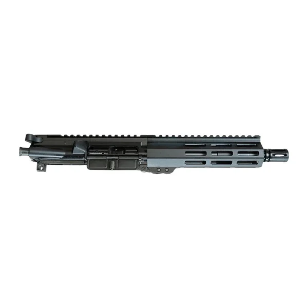 One Horse Complete Upper Receiver, black left-side view with M-LOK handguard and top rail
