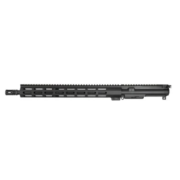 One Horse Complete Upper Receiver, black upper with long M-LOK handguard, right-side view
