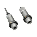 RCBS Full Length Die Set Group A .25 GT two silver threaded dies with black collars