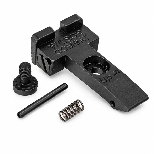 Wilson Combat Ruger GP100 Serrated Blade Handgun Sight Rear Square Notch Black