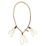 Rig'Em Right Sidewinder 3-Call Lanyard, tan braided loop with three drop loops