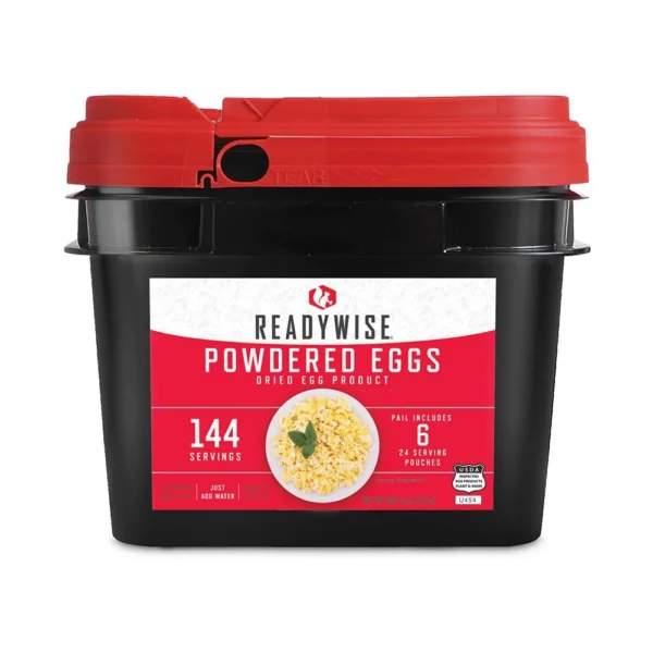 ReadyWise Company Readywise Powdered Eggs Bucket 144 Servings