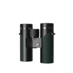 German Precision Optics GPO Passion ED 8x32 binoculars, charcoal and deep green front view