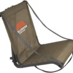 Millennium M300 Hang-On Tree Seat, brown mesh seat in side view with straps and backrest