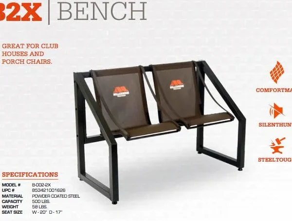 Millennium B2X 2-person Bench