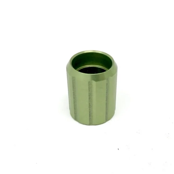 Area419 Area 419 50 BMG Head for Funnel, green fluted cylindrical head in angled top view