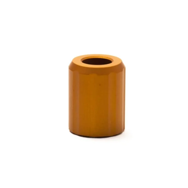 Area419 Area 419 20 Cal Head for Funnel, orange, angled view with round center opening