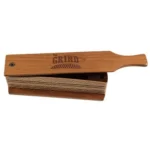 Rock Ridge Outdoors The Grind The Grinder Turkey Box Call, cherry wood side view