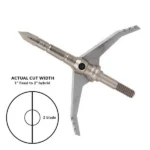 Rock Ridge Outdoors Dead Ringer Just Nasty 2.0 Broadhead Carbon Steel 100/125 Grain 2.0 Cut