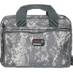 G-Outdoors Inc. G-Outdoors Quad Pistol Range Bag with Magazine Storage & Dump Cups-Fall Camo