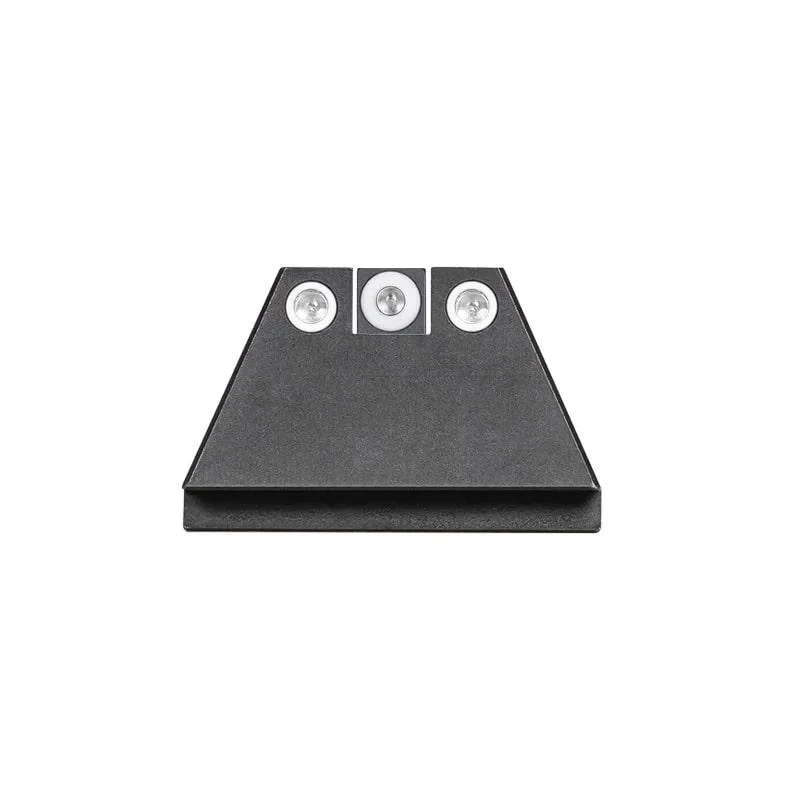 primary-45322 Night Fision Suppressor Height Night Sight Set, black sight with three white dots