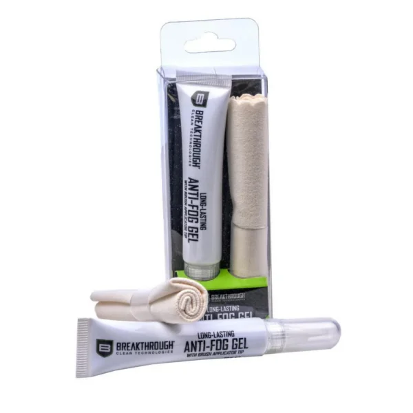 Breakthrough Clean Technologies Anti-Fog Lens Gel Kit, tube, cloth and clear retail package