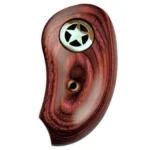 Bond Arms Extended Silver Star Grips rosewood grip panel with silver star medallion