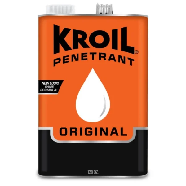 Kano Laboratories Inc. KROIL Original Penetrant Oil, front view of orange and black metal can