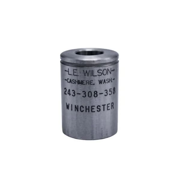 L.E. Wilson Case Holder upright silver cylindrical holder with engraved markings and top opening