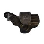 Bond Arms Inc. Bond Arms Leather Driving Holster RH 3.5" Barrel Black with Black Stitching