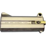 Bond Arms Rough Nation Handgun Barrel, silver barrel with engraved markings, right-side view