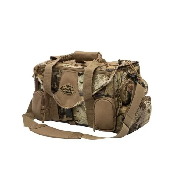 Rig'Em Right Shell Shocker XLT Blind Bag in Gore Optifade Marsh with handles and shoulder strap