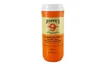 Hoppe's HOPPES GUN OIL WIPES 7X8 120CT, front view of orange canister with white lid