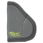Sticky Holsters Small Sticky Pocket Holster black and grey holster in side view