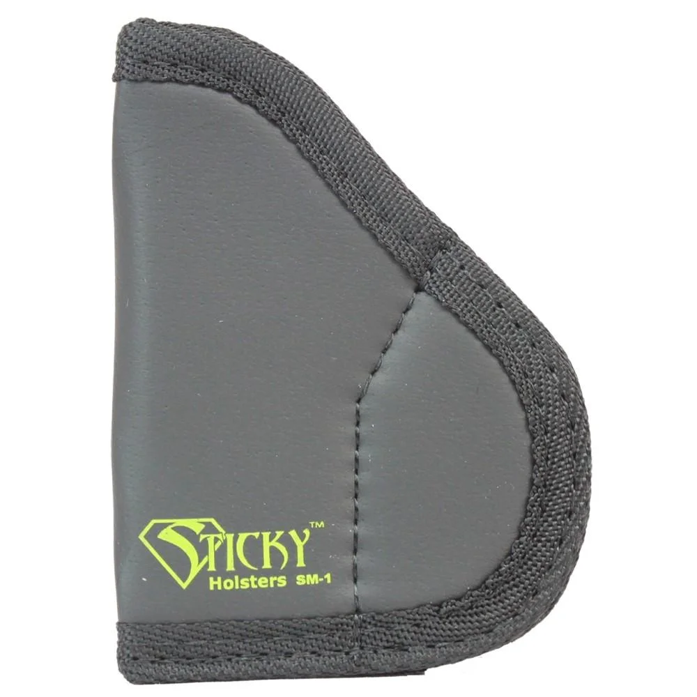 primary-45450 Sticky Holsters Small Sticky Pocket Holster black and grey holster in side view