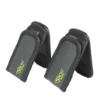 Sticky Holsters Super Mag Pouch, two black pouches with green logos in angled front view
