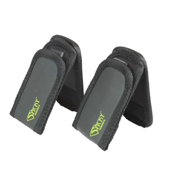 Sticky Holsters Super Mag Pouch, two black pouches with green logos in angled front view