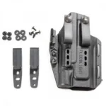 Henry Holsters Floodlight IWB TLR-1 charcoal gray holster with clips and mounting hardware