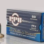 TRZ Trading Inc. PPU Handgun Ammunition .40 S&W 165 gr FPJ 1541 fps 50/ct
