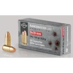 TRZ Trading Inc. PPU Rangemaster Ammunition gray box with two visible cartridges