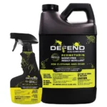 Dead Down Wind Defend Permethrin Clothing Spray 76 oz Value Pack, black jug and trigger bottle