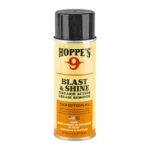 Hoppe's HOPPES #9 AEROSOL CLNR 11OZ orange aerosol can with black cap, front view