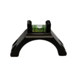 Talley Anti Cant Indicator, black front view with green bubble level