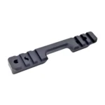 Talley Bergara BMR Picatinny Rail Standard 20 MOA black rail, angled top view with mounting slots