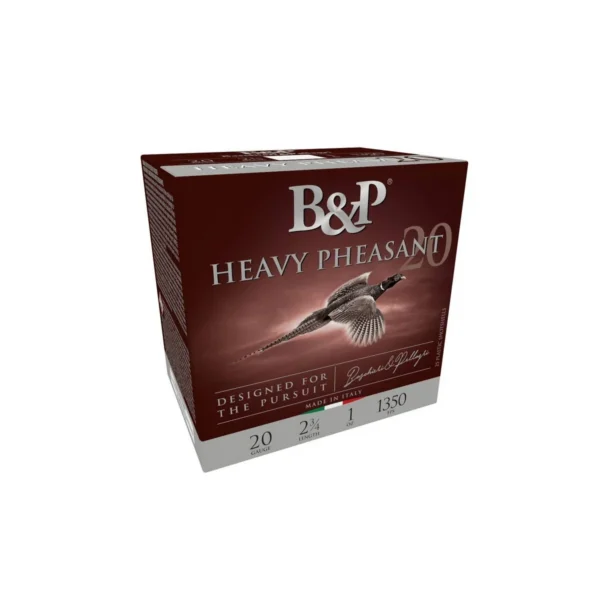 Baschiere & Pellagri USA Inc. B&P Heavy Pheasant Shotshells 20ga 3'' 1-1/4oz 1300 fps #4 25/ct