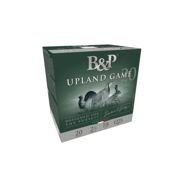 Baschiere & Pellagri USA Inc. B&P Upland Game Shotshells 20ga 2-3/4'' 7/8oz 1225 fps #7.5 25/ct