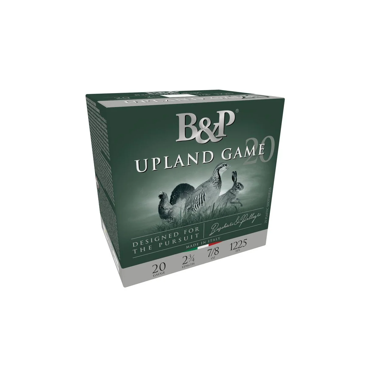 primary-45729 Baschiere & Pellagri USA Inc. B&P Upland Game Shotshells 20ga 2-3/4'' 7/8oz 1225 fps #5 25/ct