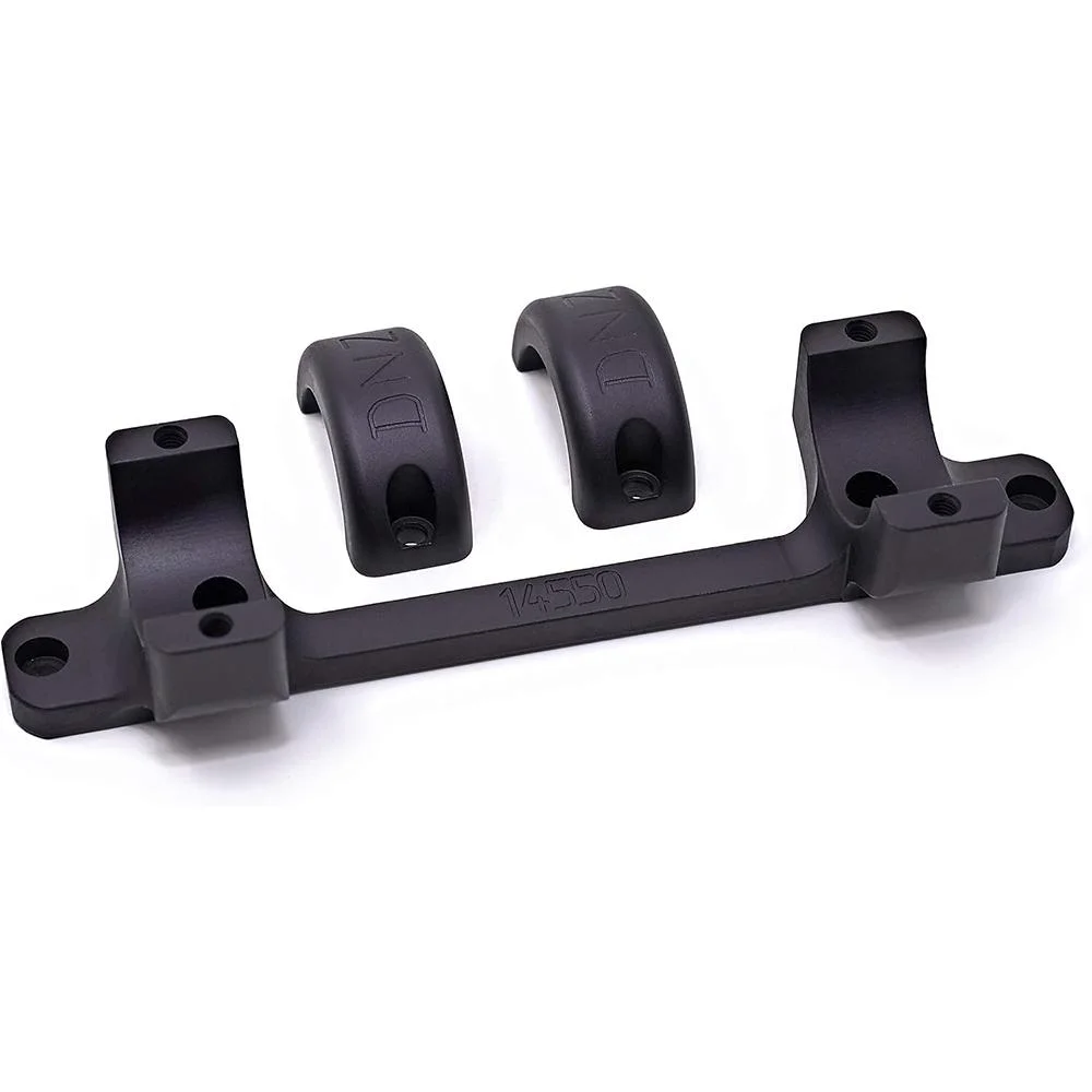 primary-45744 DNZ Game Reaper black one-piece scope mount with two ring caps, angled top view