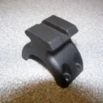 DNZ 1-Piece Freedom Reaper Picatinny Rail Scope Mount Cap, black angled view