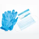 Howard Leight Safety Multi Pack PPE Kit with blue gloves, face masks and wipe packets