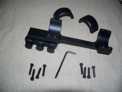 primary-45797 Dnz Products Llc DNZ 1-Piece Freedom Reaper Forward Ring Picatinny Rail Mount - 30mm Black
