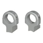 Dnz Products Llc DNZ Game Reaper 2 2-Piece Ringmount (2 screws) - 1" High Silver Fits Howa 1500 Mossberg 100ATR 4X4 MVP