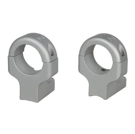 Dnz Products Llc DNZ Game Reaper 2 2-Piece Ringmount (2 screws) - 1" High Silver Fits Howa 1500 Mossberg 100ATR 4X4 MVP